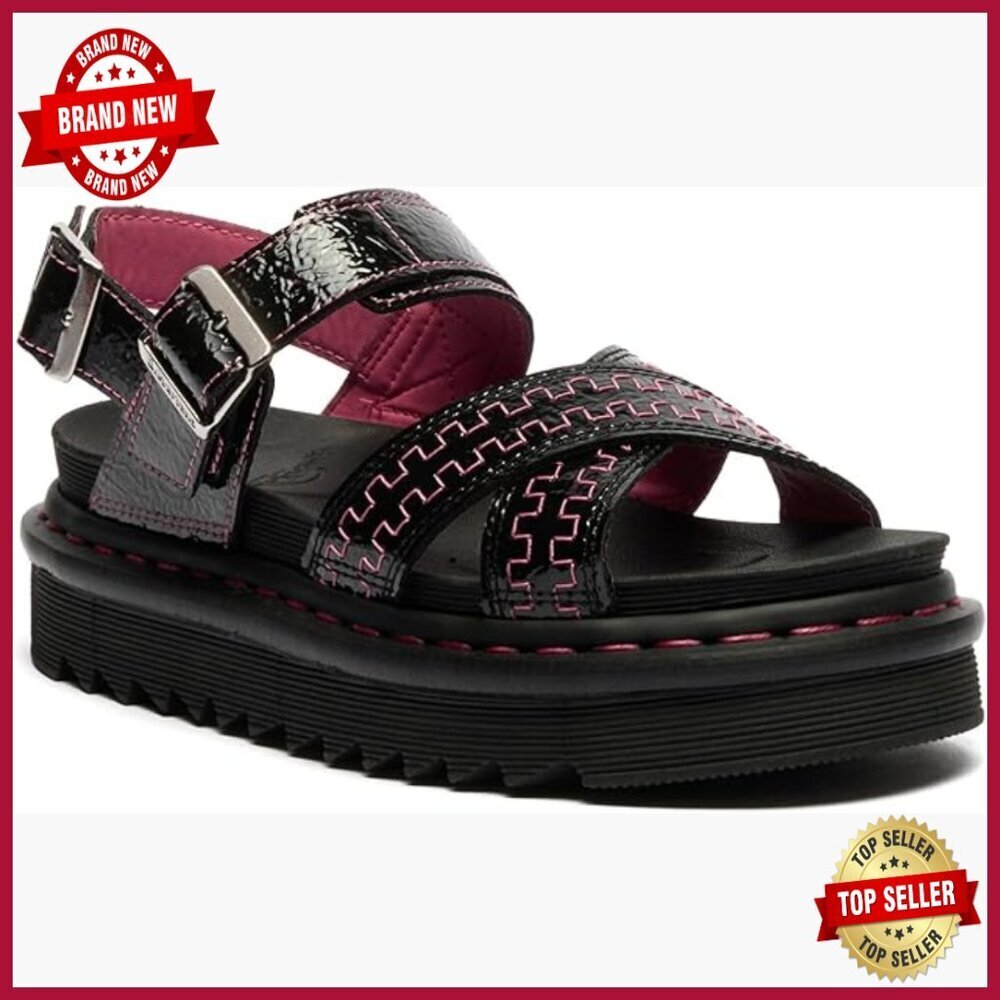 Women's Platform Sandals with Adjustable Straps, Memory Foam Footbed